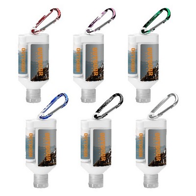 1.9 oz Duo Bottle SPF 30 Sunscreen + SPF 15 Lip Balm + Carabiner